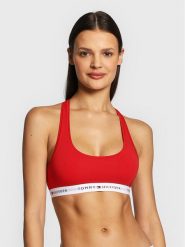 Tommy Hilfiger Biustonosz top UW0UW03820 Czerwony. Czerwone biustonosze Tommy Hilfiger, bez wzorów, z bawełny. Za 79.99 zł.