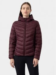 4F Kurtka puchowa 4FAW23TDJAF225 Fioletowy Slim Fit. Fioletowe kurtki 4f, m, bez wzorów, z puchu, bez kaptura. Za 219.99 zł.