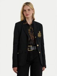 LAUREN RALPH LAUREN Marynarka 200980022001 Czarny Slim Fit. Czarne marynarki i żakiety Lauren Ralph Lauren, bez wzorów, z bawełny, bez ramiączek. Za 1,599.00 zł.