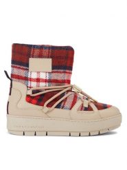 Tommy Hilfiger Śniegowce Tartan Snowboot FW0FW07612 Beżowy. Brązowe śniegowce Tommy Hilfiger, bez wzorów, z materiału, bez zapięcia. Za 1,039.00 zł.