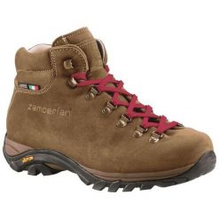Damskie buty trekkingowe Zamberlan New Trail Lite Evo Gtx Mid. Brązowe buty trekkingowe Zamberlan, bez wzorów, z materiału, bez zapięcia, trekkingowe. Za 1,174.45 zł.
