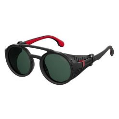 Okulary przeciwsłoneczne unisex CARRERA 5046/S 807 Rozmiar 49 mm. Czarne okulary przeciwsłoneczne Carrera, bez wzorów, okrągłe. W wyprzedaży za 701.15 zł.