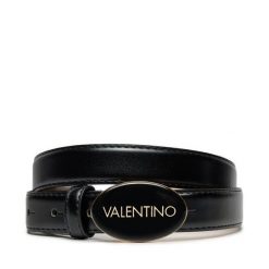 Pasek Damski Valentino. Czarne paski Valentino, bez wzorów. Za 179.99 zł.