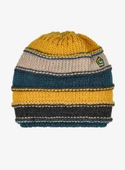 Czapka zimowa E9 Varbis Hat - senape. Żółte czapki zimowe E9, bez wzorów, z materiału. Za 162.85 zł.