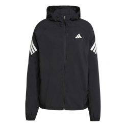 Damska kurtka z kapturem adidas Adi365 3S. Czarne kurtki do biegania adidas, s, bez wzorów, z kapturem, do biegania. Za 338.00 zł.