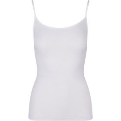Damski tank top Urban Classics Bamboo (x2). Białe topy Urban Classics, bez wzorów, eleganckie, bez kołnierzyka, bez ramiączek. Za 102.50 zł.