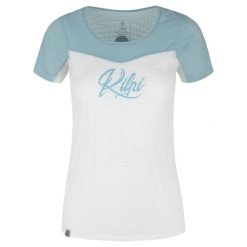 Damska koszulka do biegania Kilpi COOLER-W. Białe t-shirty sportowe Kilpi, bez wzorów, z materiału, bez ramiączek, do biegania. Za 112.21 zł.