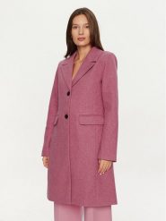 ONLY Płaszcz przejściowy Blake 15326290 Różowy Slim Fit. Czerwone płaszcze ONLY, m, bez wzorów, z syntetyku, bez kaptura. Za 89.99 zł.