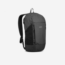 Plecak turystyczny Quechua Arpenaz NH100 10 litrów. Czarne plecaki QUECHUA, bez wzorów, duże, bez dodatków. Za 34.99 zł.