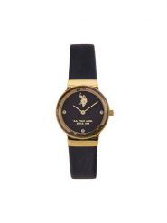 U.S. Polo Assn. Zegarek Angelique USP8257BK Czarny. Czarne, analogowe zegarki U.S. Polo Assn. Za 510.99 zł.