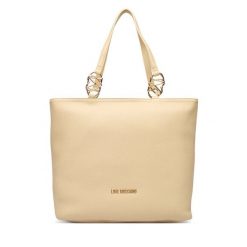 Torebka LOVE MOSCHINO. Brązowe shopper bag Love Moschino, bez wzorów, bez dodatków. Za 1,009.00 zł.
