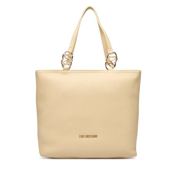 Torebka LOVE MOSCHINO. Brązowe shopper bag Love Moschino, bez wzorów, bez dodatków. Za 1,009.00 zł.