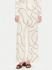 Tommy Hilfiger Spodnie materiałowe Soft Viscose Woven Pants WW0WW44542 Biały Relaxed Fit. Białe spodnie materiałowe Tommy Hilfiger, bez wzorów, z materiału. Za 349.99 zł.
