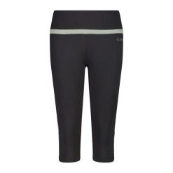 Damskie legginsy 3/4 CMP Stretch. Czarne legginsy CMP, bez wzorów, eleganckie. Za 206.80 zł.