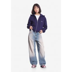 Bluza sportowa damska Prosto Bomb z kapturem. Niebieskie bluzy z kapturem Prosto., bez wzorów, z kapturem. Za 384.99 zł.