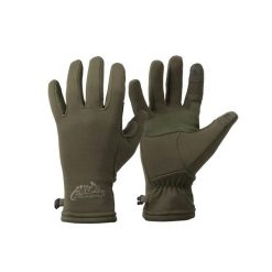 Rękawice turystyczne jesienno zimowe Tracker Outback. Zielone rękawiczki HELIKON-TEX, bez wzorów, sportowe. Za 110.99 zł.