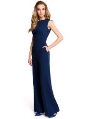 Stylove Kombinezon w kolorze granatowym rozmiar: XL. Niebieskie kombinezony Stylove, xl, bez wzorów, bez kołnierzyka, bez ramiączek. Za 216.22 zł.
