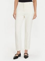Weekend Max Mara Spodnie materiałowe Freda 2425136031 Écru Regular Fit. Spodnie materiałowe Weekend Max Mara, bez wzorów, z materiału. Za 439.99 zł.