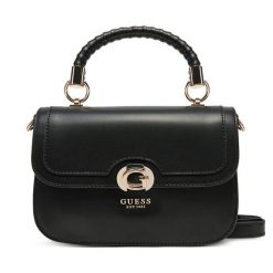 Torebka Guess. Czarne torebki klasyczne Guess, z aplikacjami, klasyczne, bez dodatków. Za 309.99 zł.