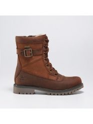 Kamik Skórzane kozaki zimowe "Roguemid" w kolorze brązowym rozmiar: 40. Brązowe kozaki Kamik, na zimę, bez wzorów, z futra, eleganckie, bez obcasa, bez zapięcia. Za 218.57 zł.