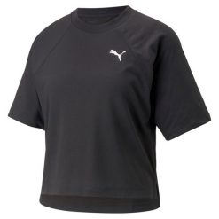 T-shirt z krótkim rękawem damski Puma MODERN SPORTS. Czarne t-shirty Puma, m, bez wzorów, z poliesteru, sportowe, bez kołnierzyka, bez ramiączek. Za 209.99 zł.