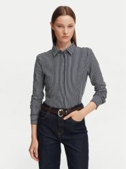 Tommy Hilfiger Koszula WW0WW43528 Granatowy Slim Fit. Niebieskie koszule Tommy Hilfiger, m, bez wzorów, z bawełny, bez kołnierzyka, bez ramiączek. Za 409.99 zł.