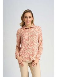 Marks & Spencer Koszula w kolorze koralowo-beżowym rozmiar: 36. Brązowe koszule Marks & Spencer, bez wzorów, bez kołnierzyka, bez ramiączek. Za 57.33 zł.