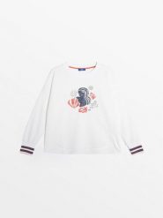 Sweter Damski TBS Melisron. Białe swetry TBS, na lato, xl, bez wzorów, z bawełny, eleganckie, bez ramiączek. Za 339.00 zł.
