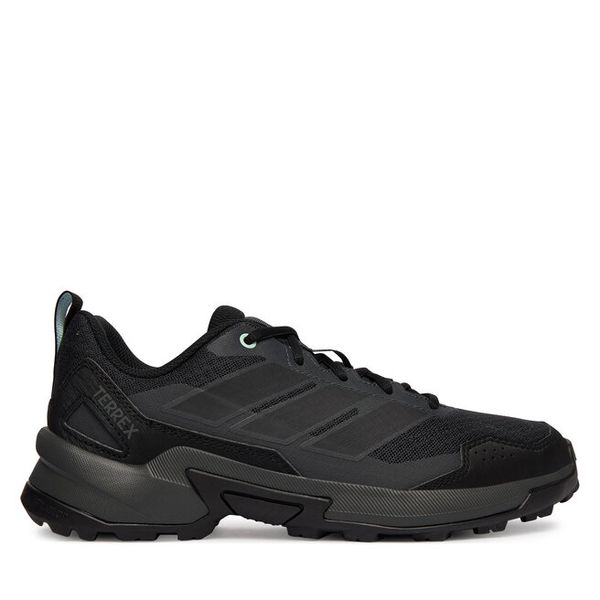 Trekkingi adidas. Czarne buty trekkingowe adidas, bez wzorów, bez zapięcia, trekkingowe. Za 349.99 zł.