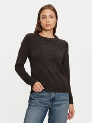 Vero Moda Sweter Doffy 10201022 Brązowy Regular Fit. Brązowe swetry Vero Moda, s, bez wzorów, z syntetyku, bez ramiączek. Za 89.99 zł.