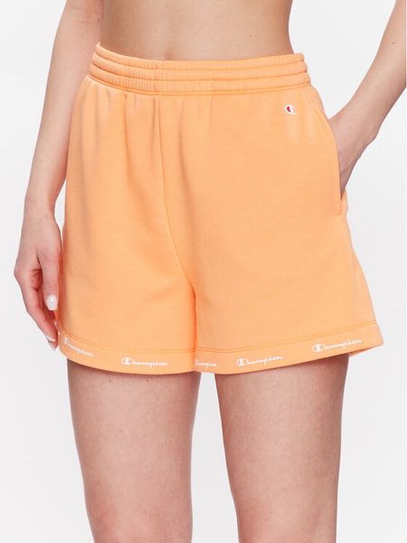Champion Szorty sportowe 116100 Pomarańczowy Regular Fit. Brązowe szorty sportowe Champion, bez wzorów, z bawełny. Za 129.99 zł.