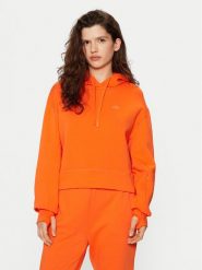 Lacoste Bluza SF0281 Pomarańczowy Relaxed Fit. Brązowe bluzy Lacoste, bez wzorów, z bawełny, bez kaptura. Za 499.99 zł.
