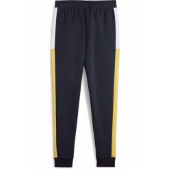 Młodzieżowe spodnie dresowe Essentials Block PUMA New Navy Blue. Niebieskia spodnie dresowe Puma, bez wzorów, z dresówki. Za 127.99 zł.