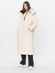 Calvin Klein Jeans Kurtka puchowa J20J221888 Écru Oversize. Kurtki Calvin Klein Jeans, na zimę, xl, bez wzorów, z jeansu, bez kaptura. Za 759.99 zł.