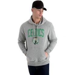 Bluza z kapturem Boston Celtics. Szare bluzy z kapturem Mitchell & Ness, bez wzorów, z kapturem, do koszykówki. Za 497.00 zł.