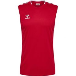 Tank top Hummel Core 2.0. Białe topy Hummel, bez wzorów, sportowe, bez kołnierzyka, bez ramiączek. Za 160.50 zł.