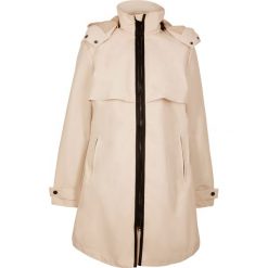 Parka trencz z poliestru z recyklingu. Zielone płaszcze bonprix, bez wzorów. Za 249.99 zł.