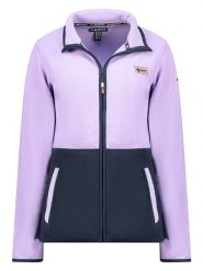 Geographical Norway Kurtka polarowa "Touki" w kolorze granatowo-fioletowym rozmiar: L. Niebieskie kurtki Geographical Norway, l, bez wzorów, z polaru, bez kaptura. Za 134.53 zł.