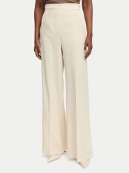 Marella Spodnie materiałowe Stampa 2613131032 Beżowy Straight Fit. Brązowe spodnie materiałowe Marella, bez wzorów, z acetatu. Za 1,029.00 zł.