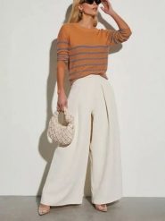 LA Angels Spodnie w kolorze białym rozmiar: L. Białe spodnie materiałowe LA Angels, bez wzorów, z materiału. Za 152.99 zł.