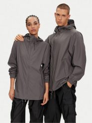 Rains Kurtka przeciwdeszczowa Storm Breaker W3 18370 Szary Regular Fit. Szare kurtki Rains, s, bez wzorów, z syntetyku, bez kaptura. Za 269.99 zł.