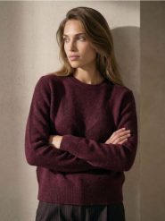 Sweter chunky z domieszką wełny - fioletowy. Fioletowe swetry Sinsay, l, bez wzorów, z wełny, bez ramiączek. Za 39.99 zł.