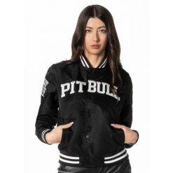 Kurtka przejściowa damska Pitbull Tequila III. Czarne kurtki PITBULL, s, bez wzorów, bez kaptura. Za 259.00 zł.