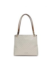 MICHAEL Michael Kors Torebka Kensington 30F3G8KT7B Écru. Torebki klasyczne MICHAEL Michael Kors, bez wzorów, ze skóry, bez dodatków. Za 1,329.00 zł.