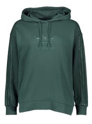 Adidas Bluza w kolorze zielonym rozmiar: 32. Zielone bluzy adidas, bez wzorów, z bawełny, bez ramiączek, z kapturem. Za 196.45 zł.