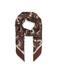 Weekend Max Mara Chusta Onesto 2615541144 Brązowy. Brązowe chusty Weekend Max Mara, bez wzorów, z jedwabiu. Za 489.99 zł.