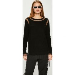 Diesel - Sweter. Czarne swetry Diesel, m, bez wzorów, z bawełny, bez ramiączek. W wyprzedaży za 539.90 zł.