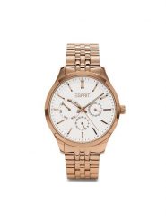 Esprit Zegarek ESLW23763RG Różowy. Czerwone, analogowe zegarki Esprit. Za 399.99 zł.
