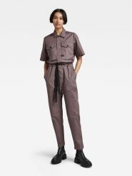 G-Star Raw Kombinezon D22536-D194-4751 Brązowy Regular Fit. Brązowe sukienki G-Star Raw, m, bez wzorów, z bawełny, retro, bez kołnierzyka, bez ramiączek. Za 539.99 zł.