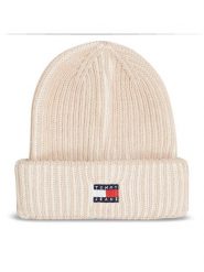 Tommy Jeans Czapka AW0AW16785 Beżowy. Brązowe czapki zimowe Tommy Jeans, bez wzorów, z jeansu. Za 219.99 zł.